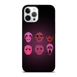 Scary Horror Movie Face Masks Clown Reaper Halloween Costume iPhone Case